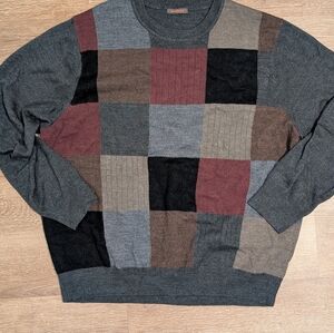 Dockers Men's Patchwork Sweater - Multicolor